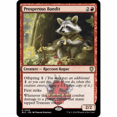 万智牌 丰获盗匪 Prosperous Bandit 25 斑隆洛指挥官 红色 金
