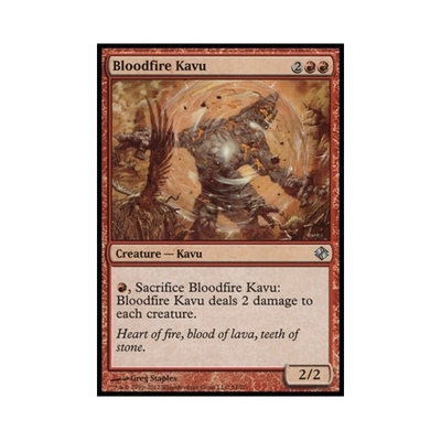 呆呆龙卡牌 万智牌 血焰卡甫 英文 对决:凡瑟vs寇斯 红色