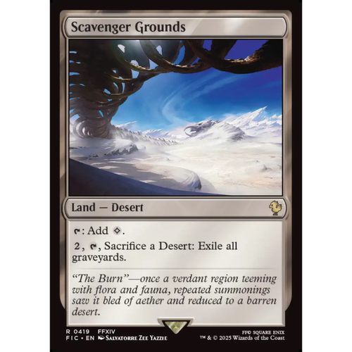 呆呆龙 万智牌 荒骨咒土 Scavenger Grounds 平/闪/扩画 最终幻想