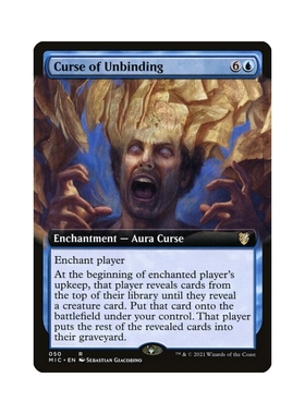 万智牌 失神 Curse of Unbinding 英文 平 黯夜猎踪指挥官