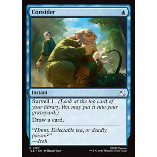 万智牌 consider 详加考虑 TLE 闪