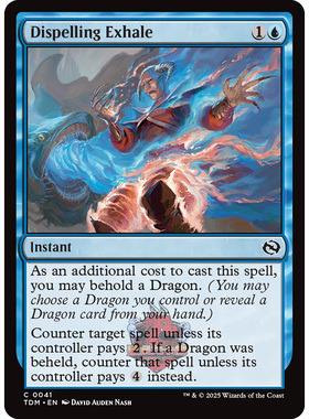 呆呆龙 万智牌 鞑契 龙岚录 平/闪 Dispelling Exhale 散咒吐息