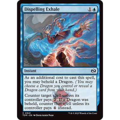 呆呆龙 万智牌 鞑契 龙岚录 平/闪 Dispelling Exhale 散咒吐息