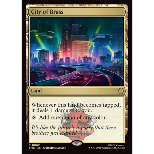 万智牌 TMC 忍者神龟指挥官 City of Brass 黄铜之都 平/闪