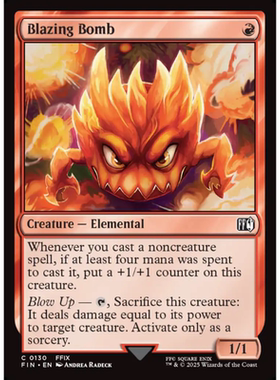 万智牌 炽焰爆弹怪 Blazing Bomb 平/闪/扩画/潮涌 最终幻想