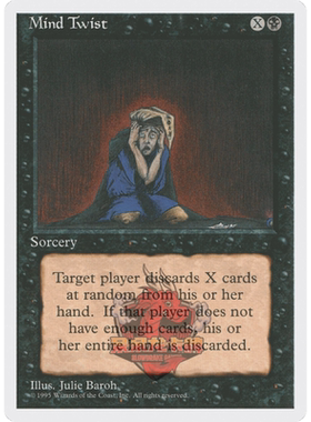 呆呆龙卡牌 万智牌 心灵扭曲 英文 第四版 4th 黑色