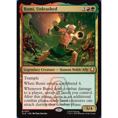 万智牌 Bumi, Unleashed 力量全开的布米 TLA 异画 平/闪