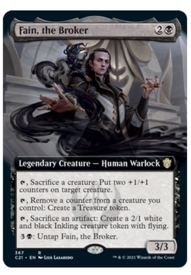 呆呆龙卡牌 万智牌 指挥官2021 英文 日文 扩画 掮客斐恩