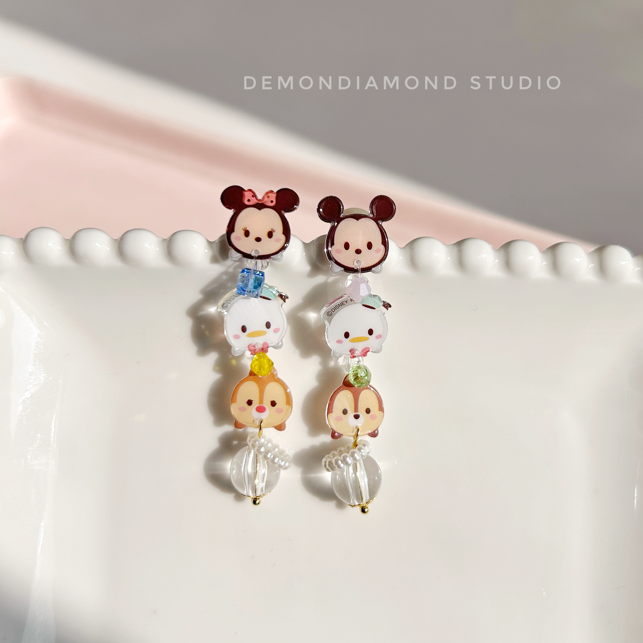 ins少女趣味卡通耳夹耳环