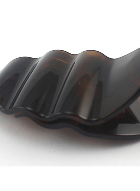 商城新品 法国韦妮WEINY◆经典半透明磨砂豹纹发夹/顶夹D2353-1