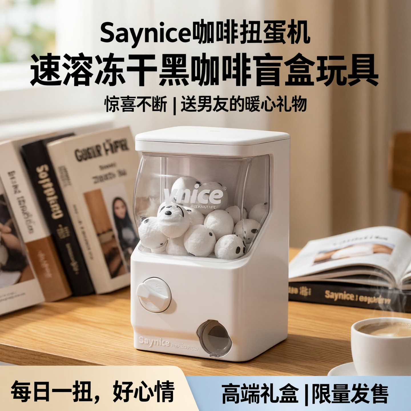 Saynice扭蛋咖啡冻干冷萃0糖0脂