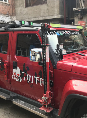 COLDICE北京BJ40/BJ40Lplus猴爬杆支架备胎架备胎架千斤顶架子