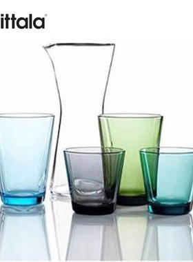 iittala极简系列 无铅水晶玻璃水杯 茶杯果汁杯210/400ml奶杯