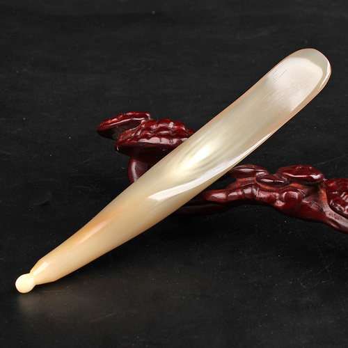 经络点穴棒通用天然牛角