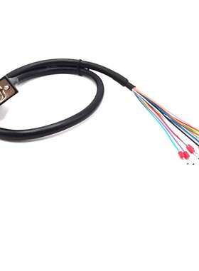 单头3排DB15芯数据线VGA口SIO控制线全部接满纯铜26AWG对线鼻子