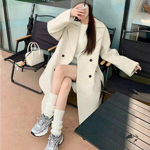 2024新款小个子赫本风超好看呢子大衣女秋冬高级感毛呢外套M