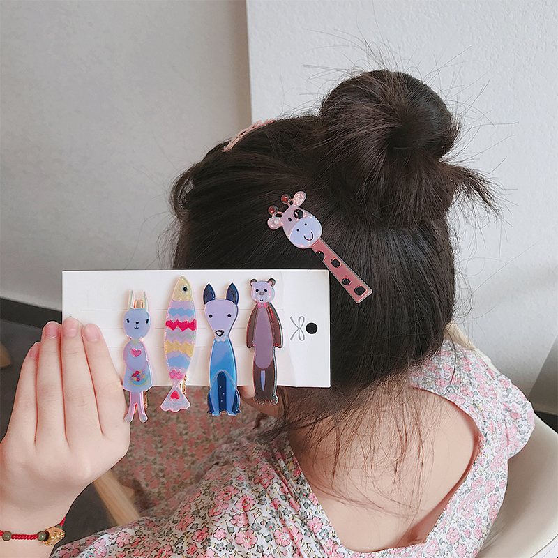 动物卡通刘海鸭嘴夹学生儿童发饰