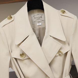 短款风衣女款2026新款外套女超火减龄小个子巨好看女士今年正流行