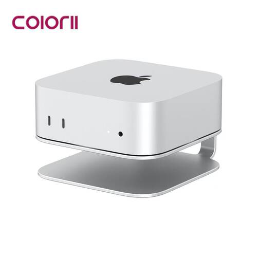 适用Mac mini M4支架M4 Pro金属散热底座Mac mini桌面增高支撑架