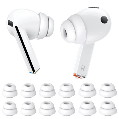 适用于三星双层耳帽Galaxy Buds 3 Pro&Buds 4 Pro通用硅胶耳套含防尘网收纳保护