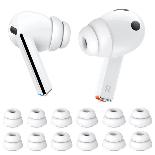 适用于三星双层耳帽Galaxy Buds 3 Pro&Buds 4 Pro通用硅胶耳套含防尘网收纳保护