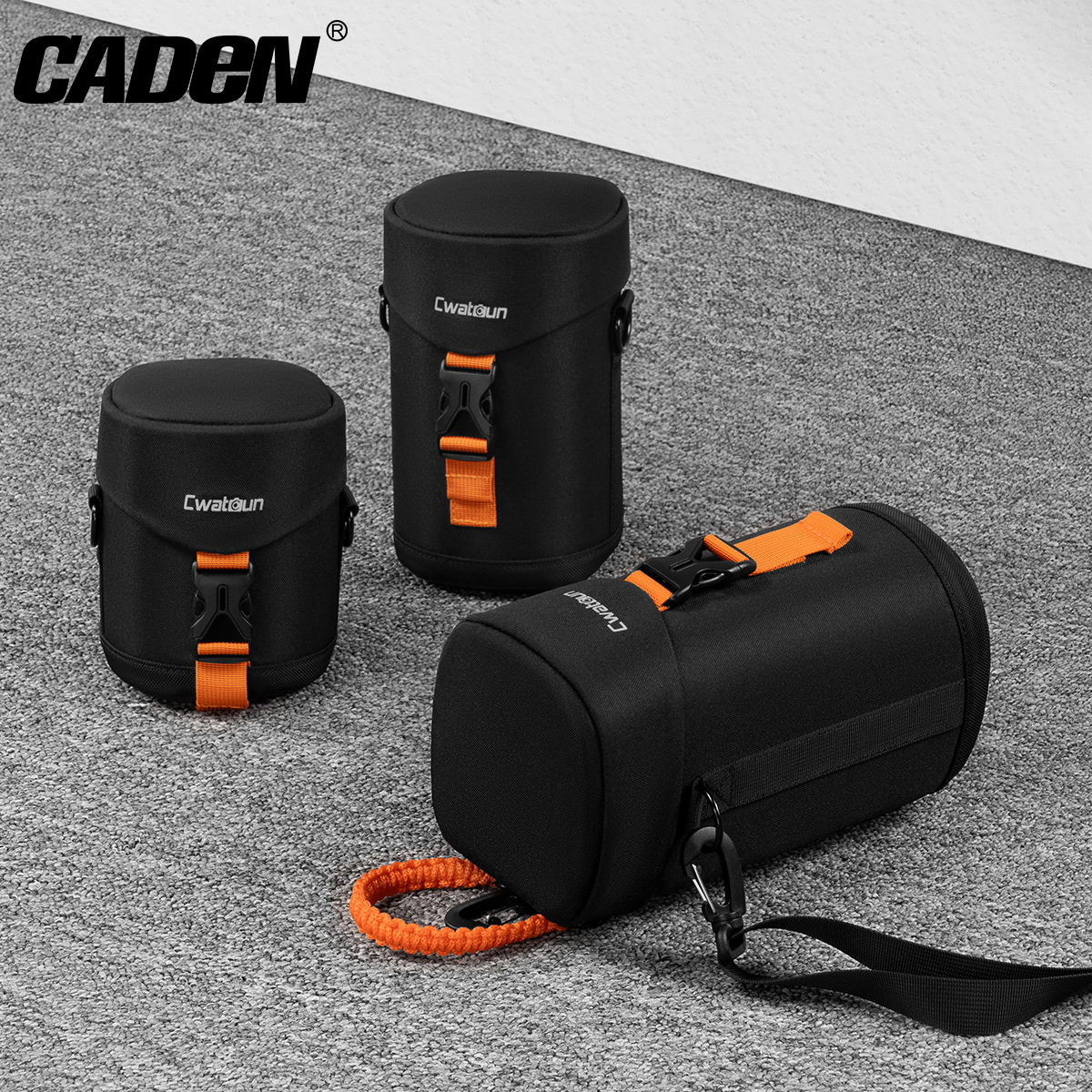 CADeN卡登反相机镜头筒 加厚防护镜头包潜水料镜头保护套镜头袋