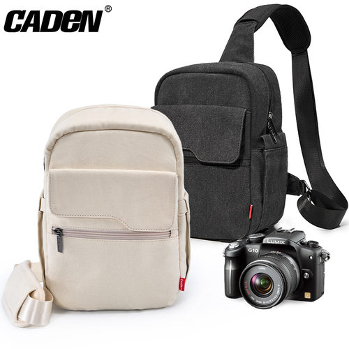 小型微单摄影包单肩斜挎胸包男女单反相机包适用佳能索尼尼康富士