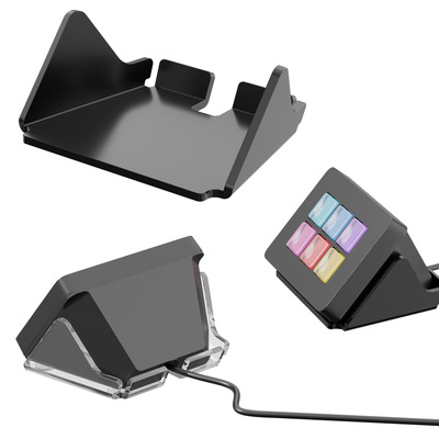 适用于Stream Deck Mini桌面收纳底座 六键控制器亚克力防滑支架