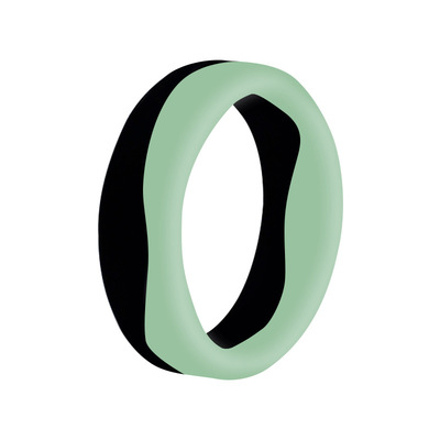 亚马逊硅胶双色戒指多巴胺silicone rings硅胶戒指运动指环小红书