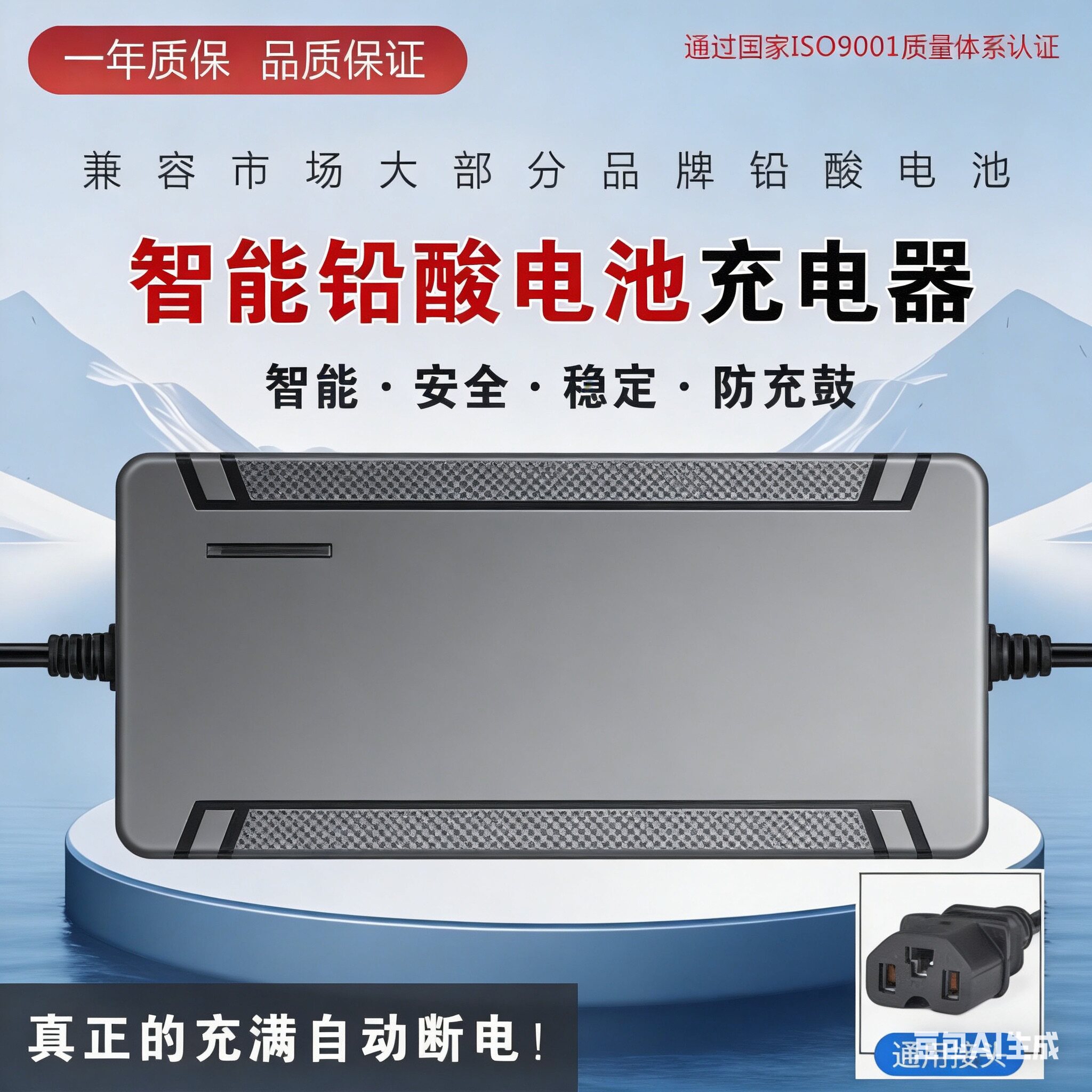 电动车电瓶充电器48V12AH60V20安72V32 铅酸蓄电池充电器铅酸通用图片