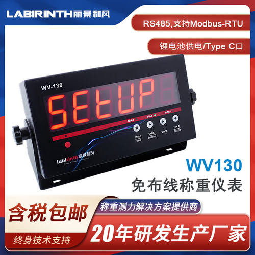 丽景WV130高精度称重变送器仪表