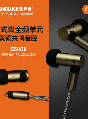 Final S5000黄铜50周年发烧HiFi双全频动铁入耳式耳机 圆声带行货