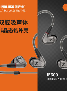 SENNHEISER/森海塞尔IE600发烧级动圈HiFi入耳式耳机塞圆声带行货