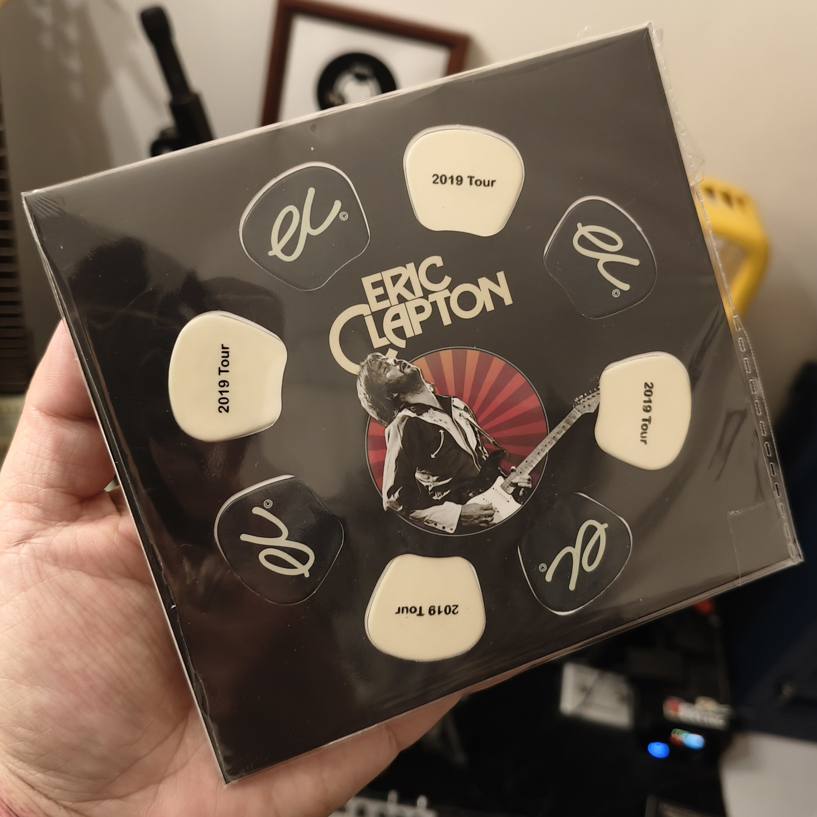 绝版2019 eric clapton 演唱会纪念拨片套装 现货