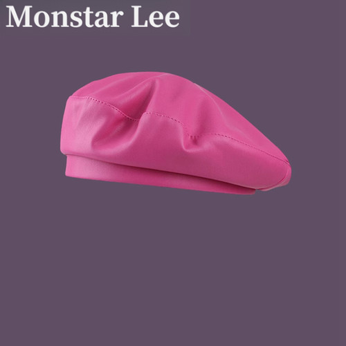 Monstarlee皮贝雷帽女