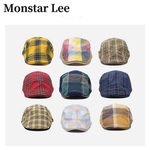 MonstarLee英伦春夏季贝雷帽男