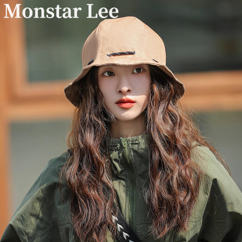 MonstarLee大头围渔夫帽女夏季
