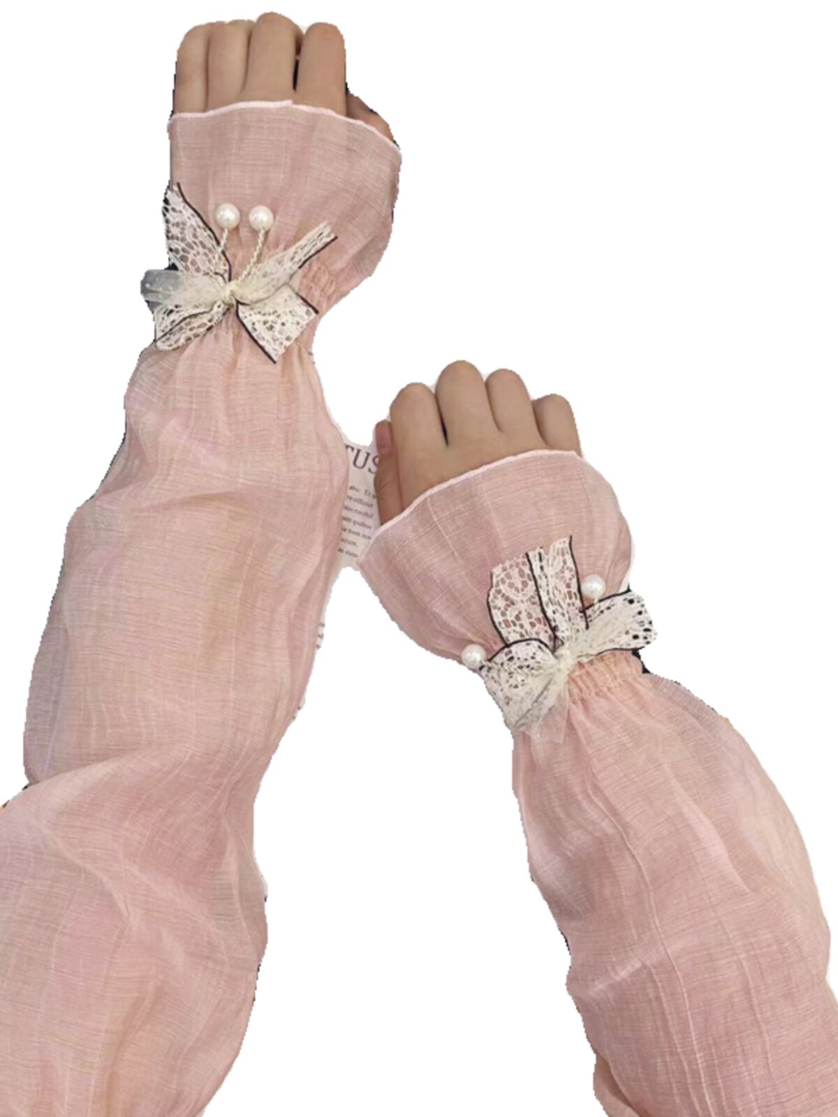 SUNSCREEN SLEEVE SLEEVE FOR WOMENS SUMMER DRIVING LOOSE ARM PROTECTION ICE SILK LONG ANTI-ULTRAVIOLET RIDING THIN LACE HAND SLEEVES