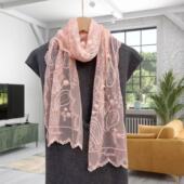 蕾丝丝巾女春秋夏季 护颈饰围脖子腰带飘带领巾纱巾薄围巾 搭配衬衫