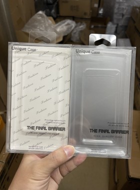 苹果iphone16promac手机壳包装盒 通用款pvc透明中性包装6.9寸盒