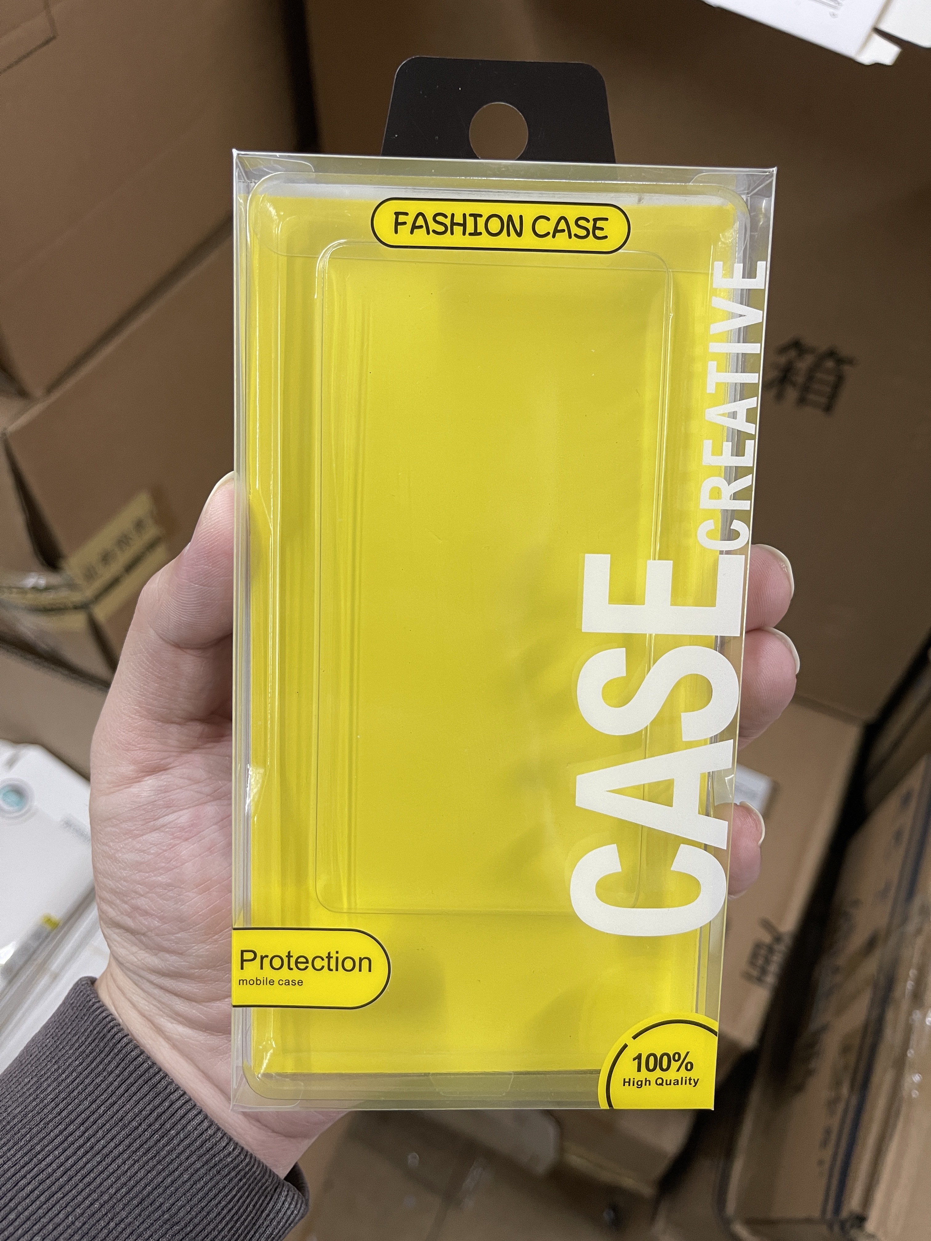 安卓手机壳通用款包装 苹果15promax包装盒 pvc盒