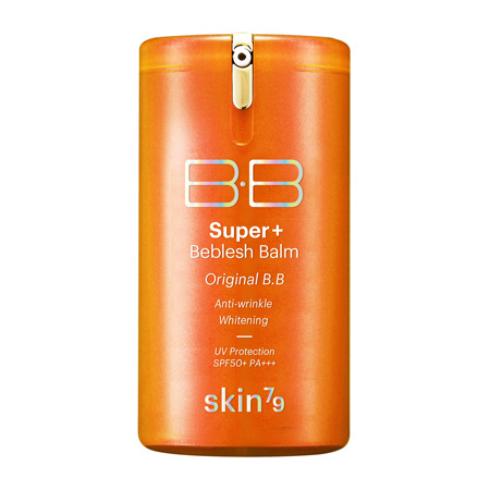 韩国产原装SKIN79橙桶BB霜维他命抗氧化美白遮瑕防晒橙色spf50