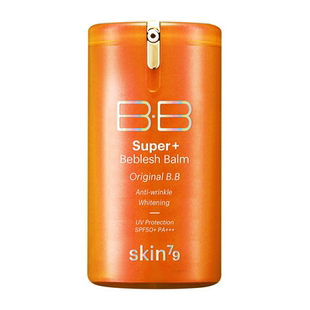 SKIN79橙桶BB霜维他命抗氧化美白遮瑕防晒橙色spf50 韩国产原装