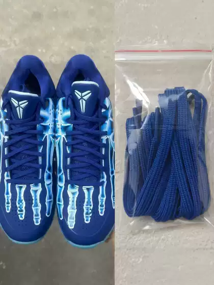Suitable for Kobe 5 Bruce Lee Black and White Black and Yellow Basketball Shoelaces Clown Halloween Silver and Red Shoelaces Kobe 5 Shoelace Rope