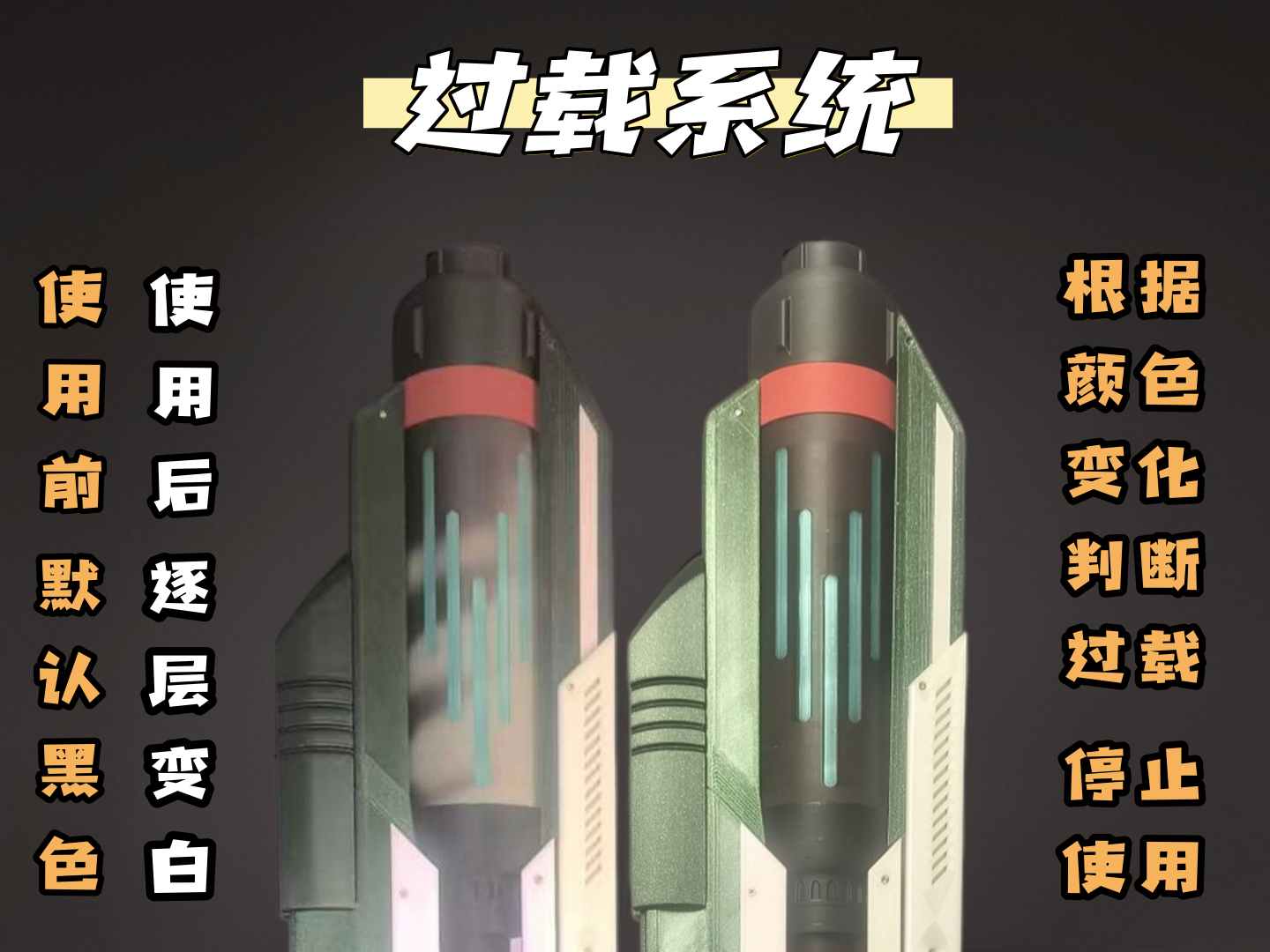 等离子炮二代脉冲全功能cos道具3D打印
