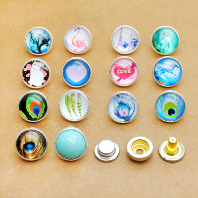 免缝按扣DIY卡通花样四合扣