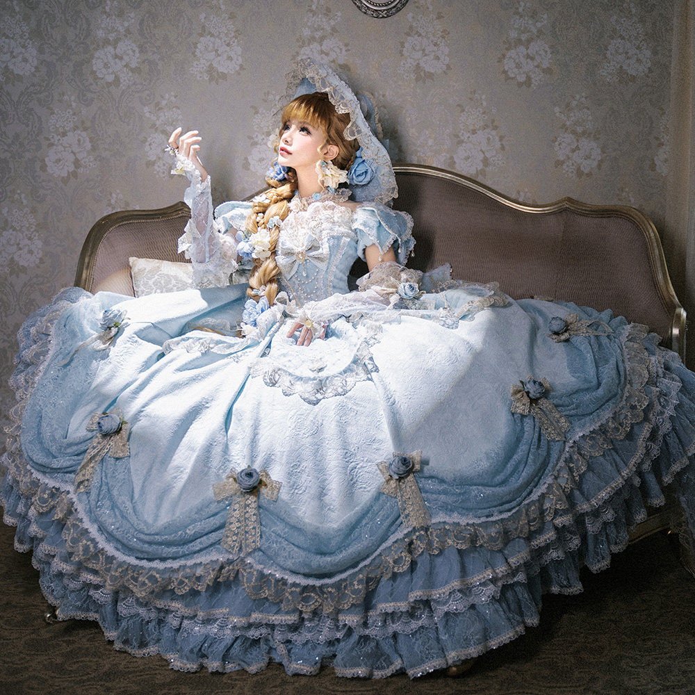 【定金】 HQ幻祈HinanaQueena 复古华丽花嫁 withbelle Lolita,模玩/动漫/周边/娃圈三坑/桌游,lolita洛丽塔/软妹装/洋装,淘宝优惠券,粉丝福利购,淘宝优惠卷