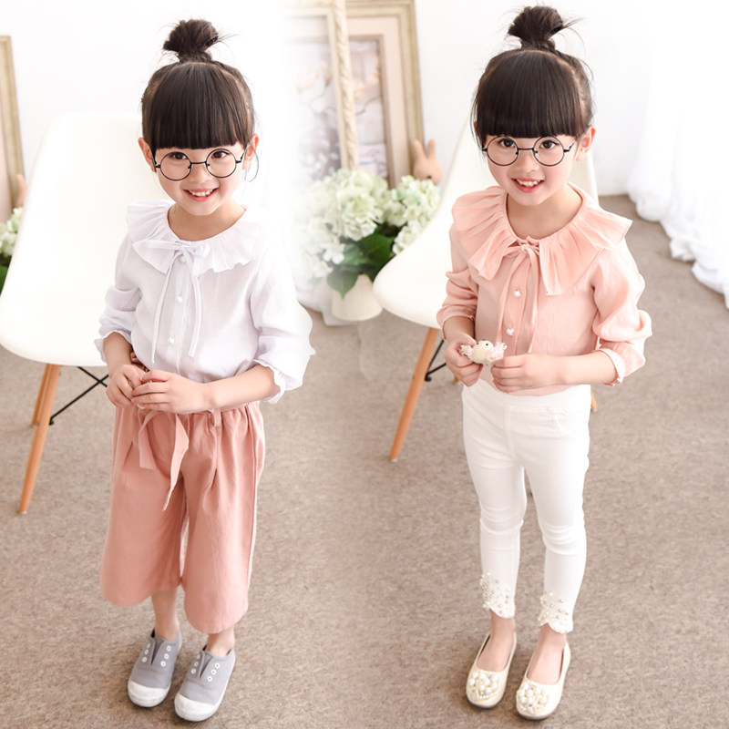 Chemise fille à manche longue - Ref 2085983 Image 1