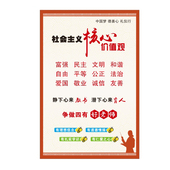 八礼四仪展板四有好老师海报挂图 社会主义核心价值观墙贴画海报
