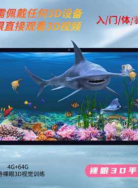 裸眼3D平板电脑PAD升级版支持3D视觉训练裸眼直看3D视频办公学习